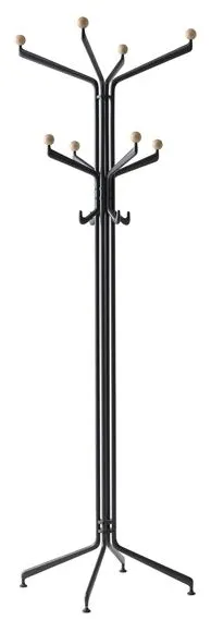 &Tradition Capture SC77 Kledinghanger Grafiet/Eik